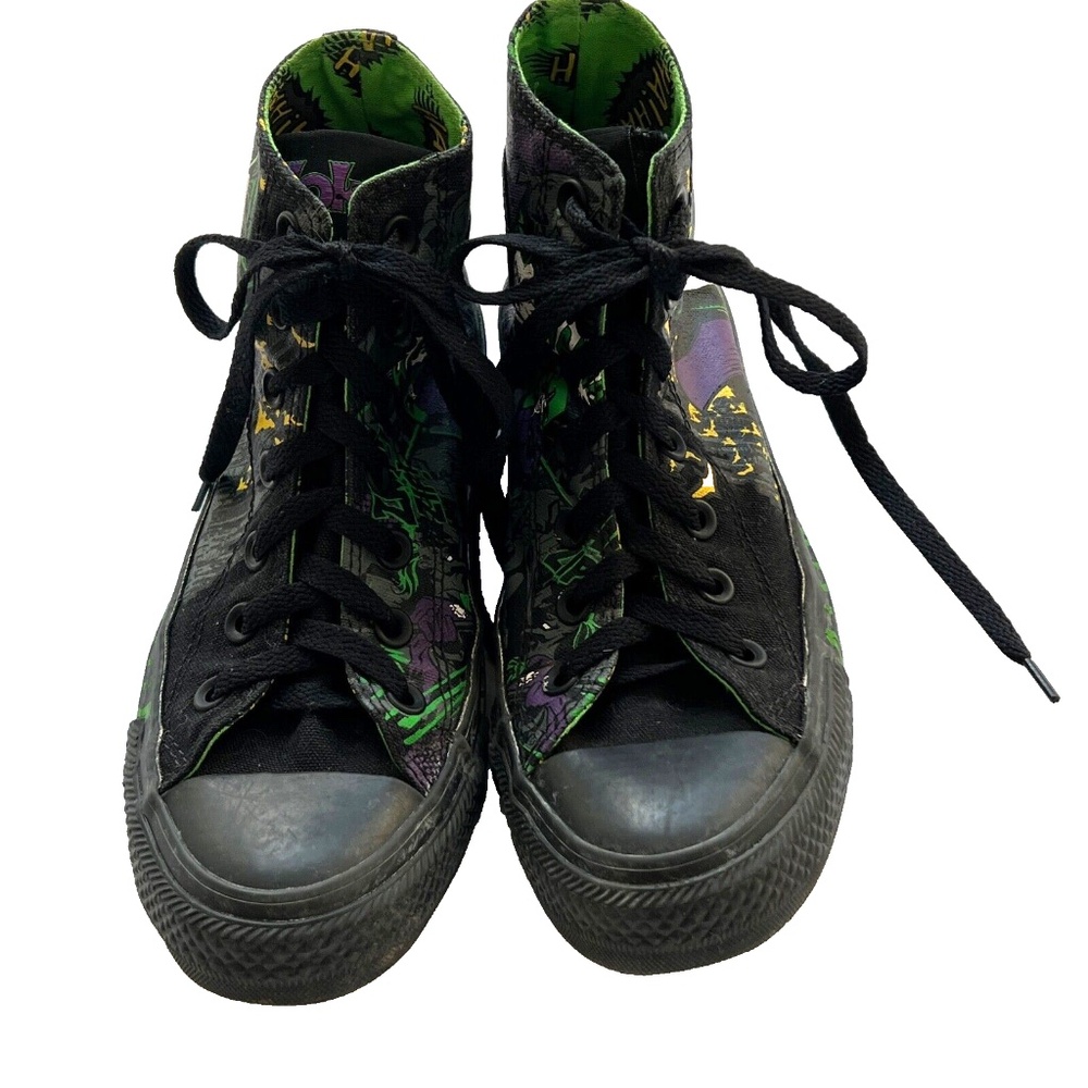 Converse × DC Comics The Joker All-Star High Tops HAHAHA Sizes Mens 5 Womens 7 - Picture 4 of 11